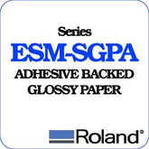 Roland ESM-SGPA Solvent Glossy Paper w/ Adhesive